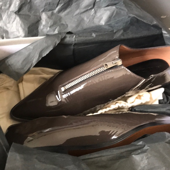 Marni Shoes - NEW MARNI SHOES FLAT ZIP 38.5 taupe color